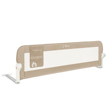 Bariera de siguranta rabatabila pentru pat Lexi Plus, Beige, Momi 736353
