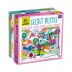 Puzzle Secret Unicorni, + 3 ani, 24 piese, Ludattica 736356
