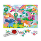 Puzzle Secret Unicorni, + 3 ani, 24 piese, Ludattica 736355