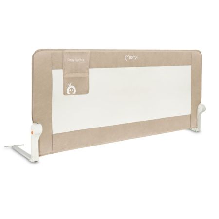 Bariera de siguranta rabatabila pentru pat Lexi XL Plus, Beige, Momi