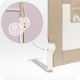 Bariera de siguranta rabatabila pentru pat Lexi XL Plus, Beige, Momi 736392