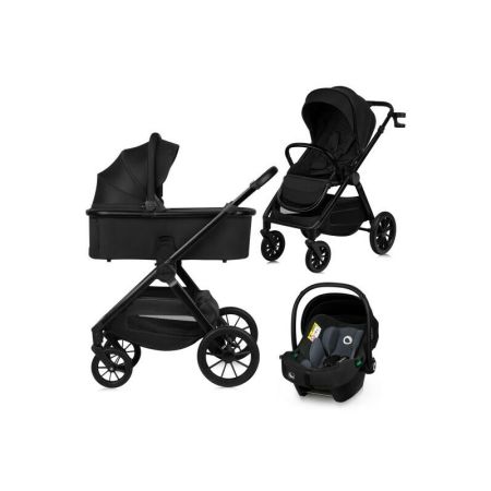 Carucior 3 in 1 pana la 22 Kg Layla, Negru, Lionelo 736441