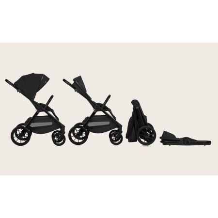 Carucior 3 in 1 pana la 22 Kg Layla, Negru, Lionelo 736408