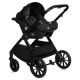 Carucior 3 in 1 pana la 22 Kg Layla, Negru, Lionelo 736421
