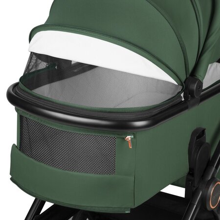 Carucior 3 in 1 pana la 22 Kg Layla, Verde, Lionelo 736486