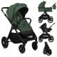 Carucior 3 in 1 pana la 22 Kg Layla, Verde, Lionelo 736496