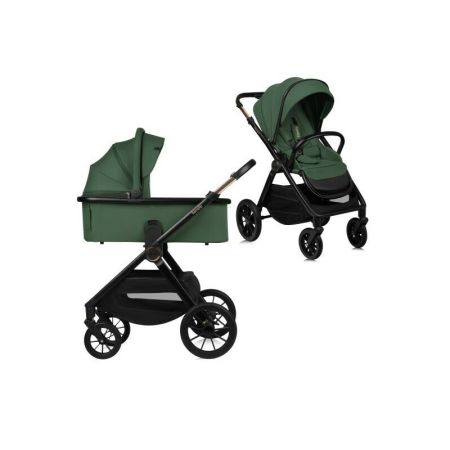 Carucior 2 in 1 pana la 22 Kg Layla, Verde, Lionelo