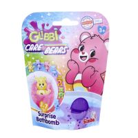Bomba de baie cu figurina surpriza, Care Bears, +3 ani, 1 bucata, Glibbi