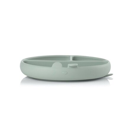 Farfurie BLW din silicon cu ventuza, Mint, 4 luni+, Jane 736654