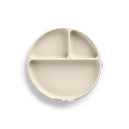 Farfurie BLW din silicon cu ventuza, Sand, 4 luni+, Jane