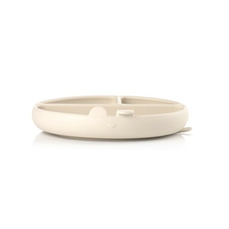 Farfurie BLW din silicon cu ventuza, Sand, 4 luni+, Jane 736663
