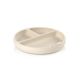 Farfurie BLW din silicon cu ventuza, Sand, 4 luni+, Jane 736661