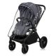 Carucior sport spatar reglabil 3 pozitii Mika Plus, pana la 22 kg, Gri, Lionelo 736800