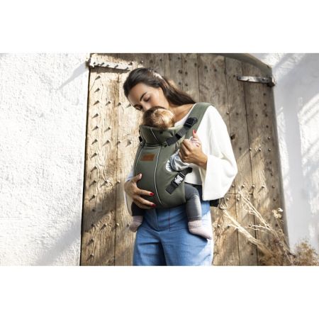 Marsupiu pentru bebelusi, de la nastere pana la 15 kg, Dual, Botanic, Jane 736818
