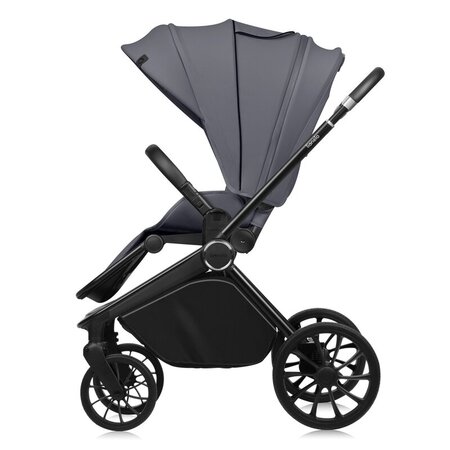 Carucior reversibil 3 in 1 cu landou si scoica Mika Plus, pana la 22 kg, Gri, Lionelo 736838