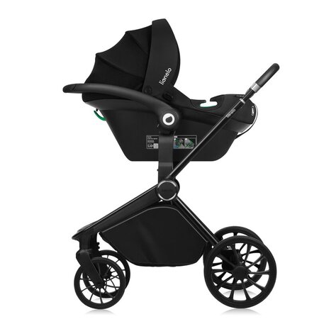 Carucior reversibil 3 in 1 cu landou si scoica Mika Plus, pana la 22 kg, Gri, Lionelo 736846