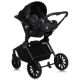 Carucior reversibil 3 in 1 cu landou si scoica Mika Plus, pana la 22 kg, Gri, Lionelo 736845