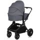 Carucior reversibil 3 in 1 cu landou si scoica Mika Plus, pana la 22 kg, Gri, Lionelo 736840