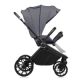 Carucior reversibil 3 in 1 cu landou si scoica Mika Plus, pana la 22 kg, Gri, Lionelo 736837