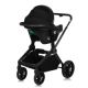 Carucior reversibil 3 in 1 cu landou si scoica Mika Plus, pana la 22 kg, Gri, Lionelo 736857