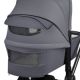 Carucior reversibil 3 in 1 cu landou si scoica Mika Plus, pana la 22 kg, Gri, Lionelo 736859
