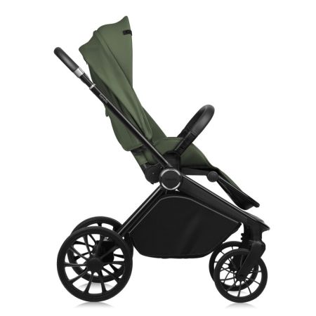 Carucior reversibil 3 in 1 cu landou si scoica Mika Plus, pana la 22 kg, Verde, Lionelo 736925