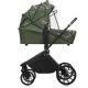 Carucior reversibil 3 in 1 cu landou si scoica Mika Plus, pana la 22 kg, Verde, Lionelo 736913