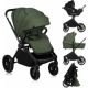 Carucior reversibil 3 in 1 cu landou si scoica Mika Plus, pana la 22 kg, Verde, Lionelo 736937