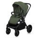 Carucior reversibil 3 in 1 cu landou si scoica Mika Plus, pana la 22 kg, Verde, Lionelo 736889