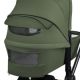 Carucior reversibil 3 in 1 cu landou si scoica Mika Plus, pana la 22 kg, Verde, Lionelo 736928