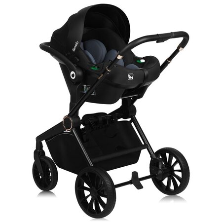 Carucior reversibil  3 in 1 cu landou si scoica Mika Plus, pana la 22 kg, Bej, Lionelo 736979