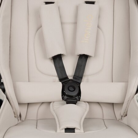 Carucior reversibil  3 in 1 cu landou si scoica Mika Plus, pana la 22 kg, Bej, Lionelo 736982
