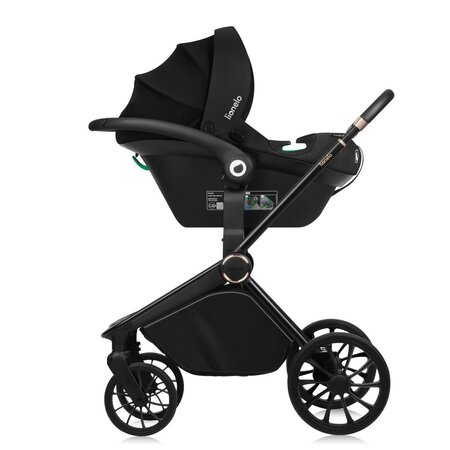 Carucior reversibil  3 in 1 cu landou si scoica Mika Plus, pana la 22 kg, Bej, Lionelo 736980