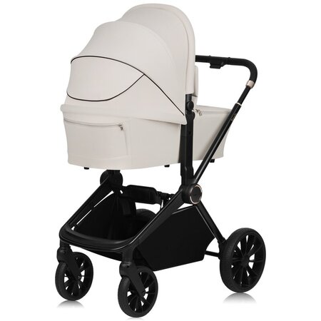 Carucior reversibil  3 in 1 cu landou si scoica Mika Plus, pana la 22 kg, Bej, Lionelo 736974