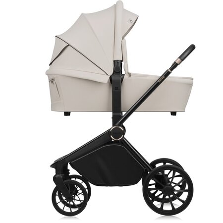 Carucior reversibil  3 in 1 cu landou si scoica Mika Plus, pana la 22 kg, Bej, Lionelo 736975