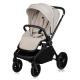 Carucior reversibil  3 in 1 cu landou si scoica Mika Plus, pana la 22 kg, Bej, Lionelo 736966