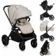 Carucior reversibil  3 in 1 cu landou si scoica Mika Plus, pana la 22 kg, Bej, Lionelo 736995