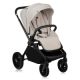 Carucior reversibil  3 in 1 cu landou si scoica Mika Plus, pana la 22 kg, Bej, Lionelo 736964