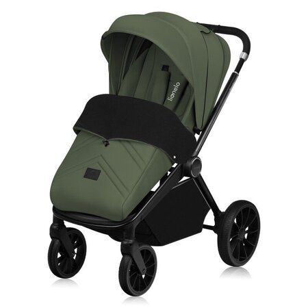 Carucior reversibil 2 in 1 cu landou si ventilatie 3D Mika Plus, pana la 22 kg, Verde, Lionelo 737024