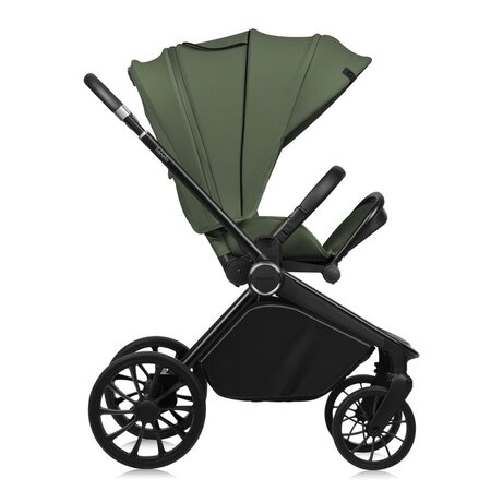 Carucior reversibil 2 in 1 cu landou si ventilatie 3D Mika Plus, pana la 22 kg, Verde, Lionelo 737008