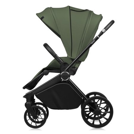 Carucior reversibil 2 in 1 cu landou si ventilatie 3D Mika Plus, pana la 22 kg, Verde, Lionelo 737002
