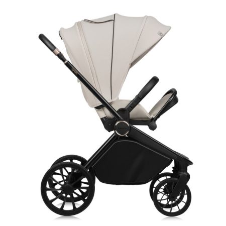 Carucior reversibil 2 in 1 cu landou si ventilatie 3D Mika Plus, pana la 22 kg, Bej, Lionelo 737096