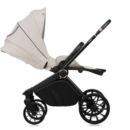 Carucior reversibil 2 in 1 cu landou si ventilatie 3D Mika Plus, pana la 22 kg, Bej, Lionelo 737093