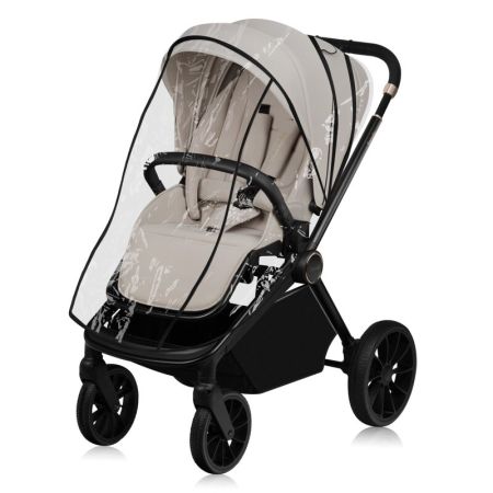 Carucior reversibil 2 in 1 cu landou si ventilatie 3D Mika Plus, pana la 22 kg, Bej, Lionelo 737090