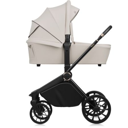 Carucior reversibil 2 in 1 cu landou si ventilatie 3D Mika Plus, pana la 22 kg, Bej, Lionelo 737098