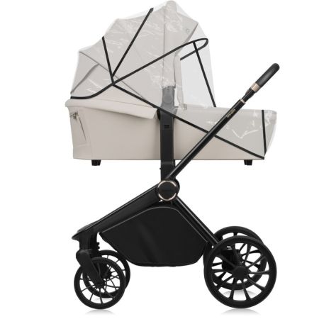 Carucior reversibil 2 in 1 cu landou si ventilatie 3D Mika Plus, pana la 22 kg, Bej, Lionelo 737103