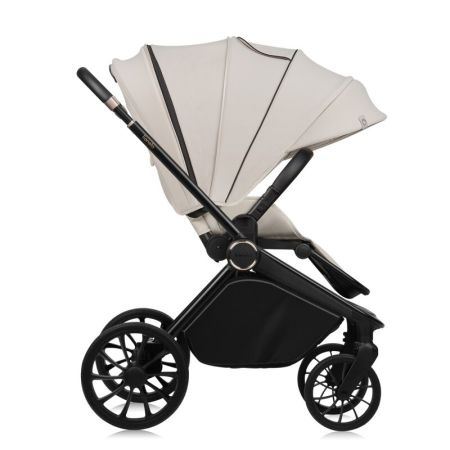 Carucior reversibil 2 in 1 cu landou si ventilatie 3D Mika Plus, pana la 22 kg, Bej, Lionelo 737095