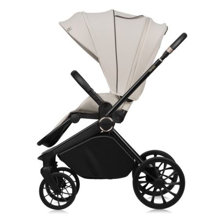 Carucior reversibil 2 in 1 cu landou si ventilatie 3D Mika Plus, pana la 22 kg, Bej, Lionelo 737099