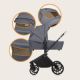 Carucior reversibil 2 in 1 cu landou si ventilatie 3D Mika Plus, pana la 22 kg, Gri, Lionelo 737131