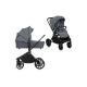 Carucior reversibil 2 in 1 cu landou si ventilatie 3D Mika Plus, pana la 22 kg, Gri, Lionelo 737114